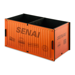 Caixa Container Grande de MDF 17x9x9cm Personalizado