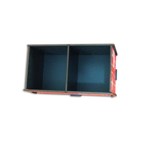 Caixa Container sem Tampa de MDF 15x7,5x8cm Personalizado