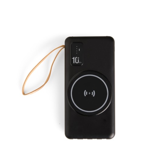 Power Bank 10.000mAh com Carregamento Indução ou Cabo Personalizado 09145