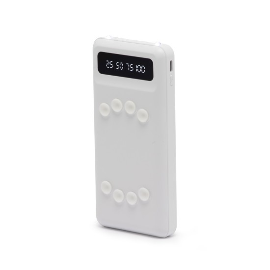 Power Bank 10.000mAh com Lanterna e Multissaídas Promocional 08009