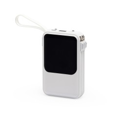Power Bank 10.000mAh com Lanterna e Multissaídas 08011