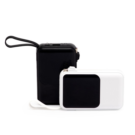 Power Bank 10.000mAh com Lanterna e Multissaídas 08011