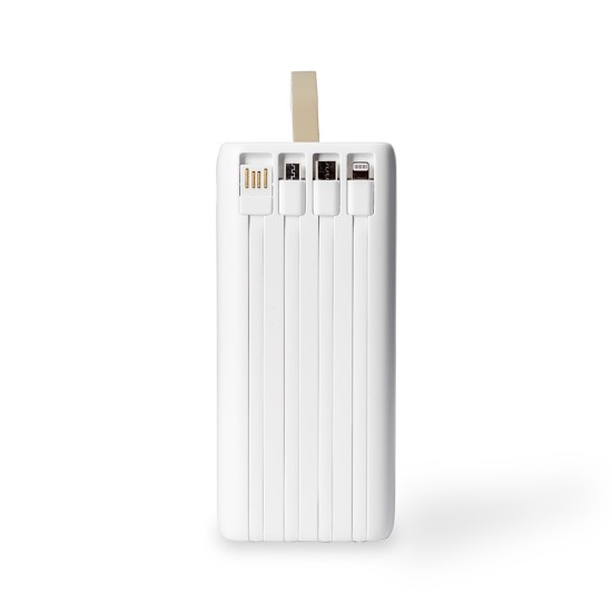 Power Bank 20.000mAh com Lanterna e Multissaídas Personalizado 09001