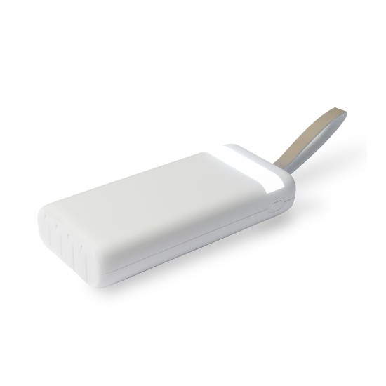 Power Bank 20.000mAh com Lanterna e Multissaídas Personalizado 09001