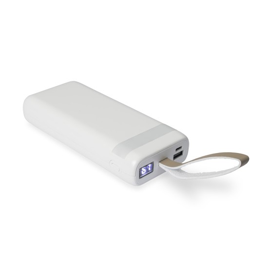 Power Bank 20.000mAh com Lanterna e Multissaídas Personalizado 09001