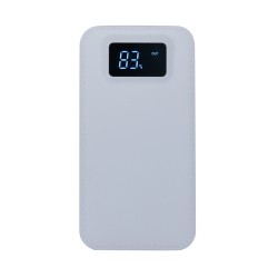 Power Bank Plástico com Indicador Digital Personalizado 02032