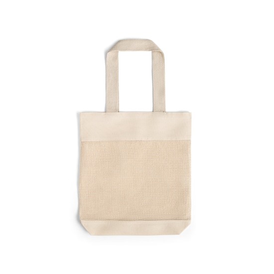 Sacola 100% algodão Mumbai 39x43x8cm Promocional 92927