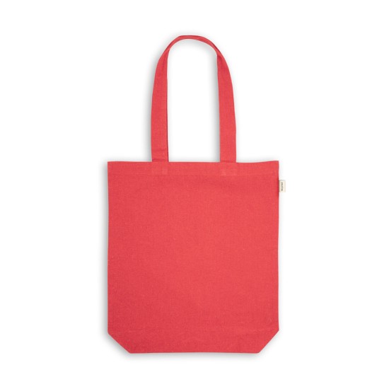 Sacola Algodão e Poliéster Reciclado 38x42x10cm Praga Personalizada 92371