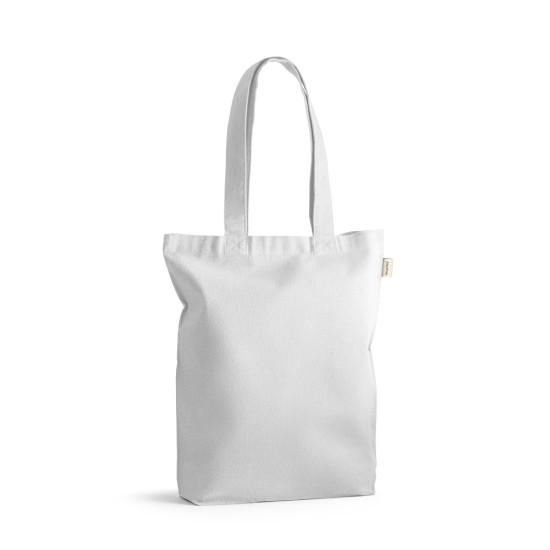 Sacola Algodão e Poliéster Reciclado 38x42x10cm Praga Personalizada 92371