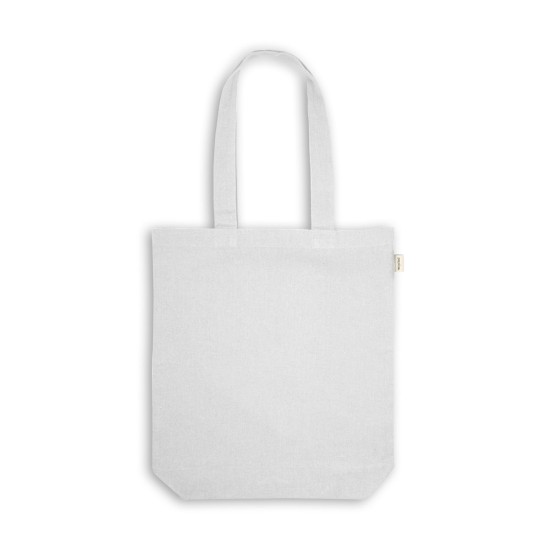 Sacola Algodão e Poliéster Reciclado 38x42x10cm Praga Personalizada 92371