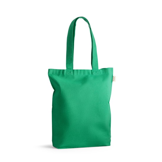 Sacola Algodão e Poliéster Reciclado 38x42x10cm Praga Personalizada 92371
