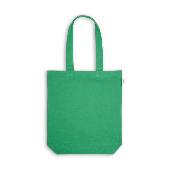Sacola Algodão e Poliéster Reciclado 38x42x10cm Praga Personalizada 92371