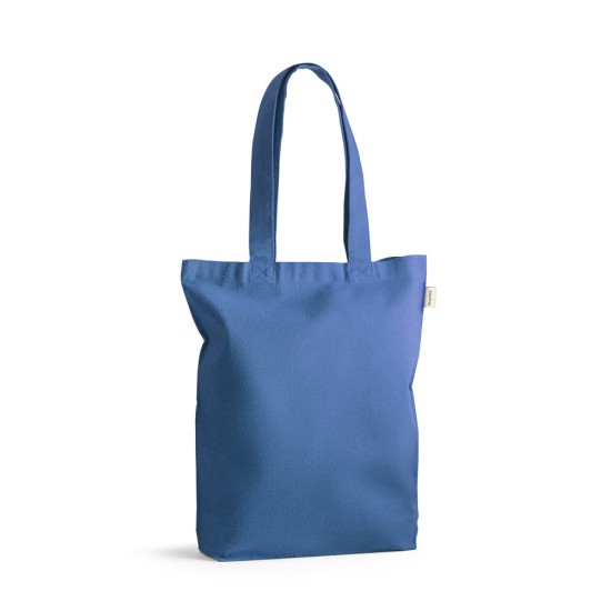Sacola Algodão e Poliéster Reciclado 38x42x10cm Praga Personalizada 92371