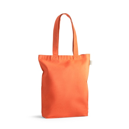 Sacola Algodão e Poliéster Reciclado 38x42x10cm Praga Personalizada 92371