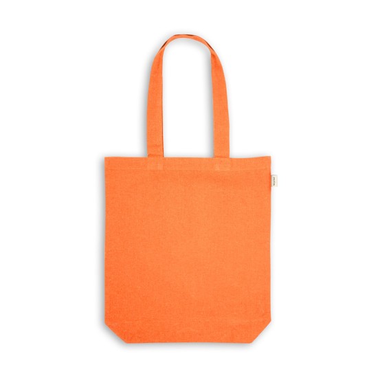 Sacola Algodão e Poliéster Reciclado 38x42x10cm Praga Personalizada 92371