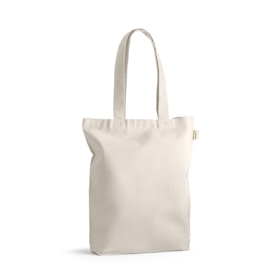 Sacola Algodão e Poliéster Reciclado 38x42x10cm Praga Personalizada 92371