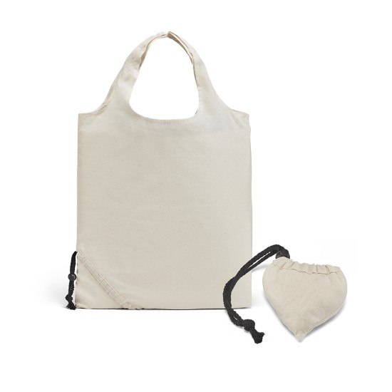Sacola Dobrável 100% Algodão 37x40cm Orleans Promocional 92922