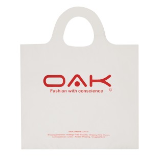 Sacola Plástica Alça Mini Tiracolo Personalizada 40x48cm x 0,15