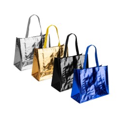 Sacola PP Metalizada 36x43x18cm Personalizada 09244