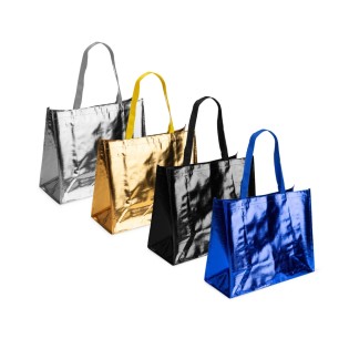 Sacola PP Metalizada 36x43x18cm Personalizada 09244