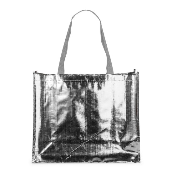 Sacola PP Metalizada 36x43x18cm Personalizada 09244