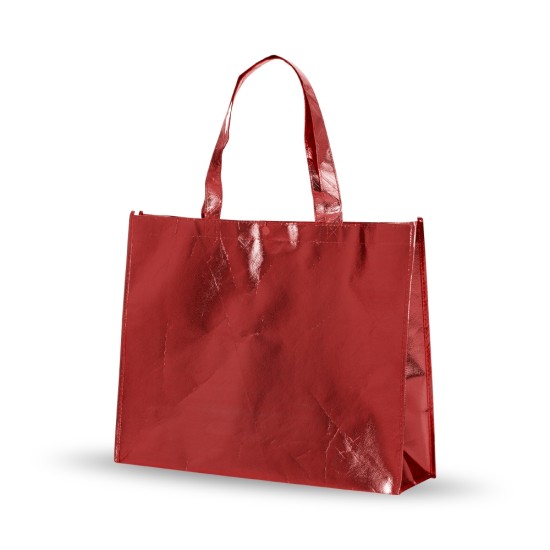 Sacola TNT Metalizada 35x45,5x11,5cm Personalizada 18537P