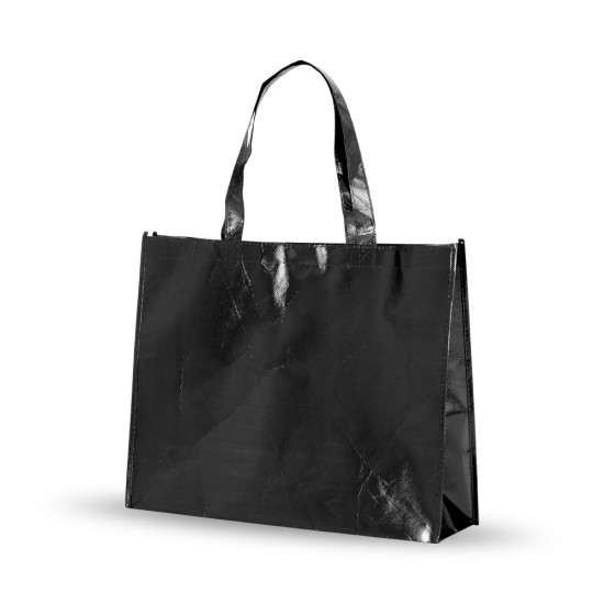 Sacola TNT Metalizada 35x45,5x11,5cm Personalizada 18537P