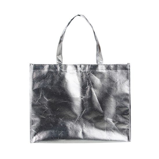 Sacola TNT Metalizada 35x45,5x11,5cm Personalizada 18537P