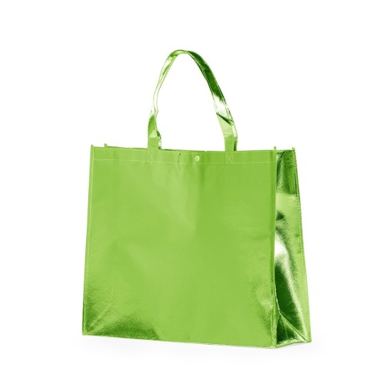 Sacola TNT Metalizada 35x45,5x11,5cm Personalizada 18537P
