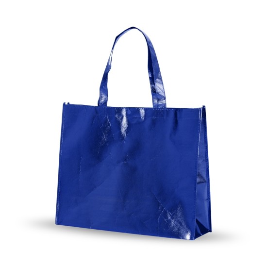 Sacola TNT Metalizada 35x45,5x11,5cm Personalizada 18537P