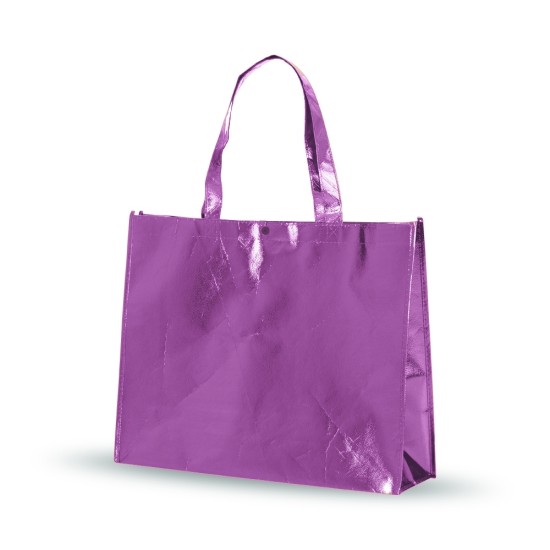Sacola TNT Metalizada 35x45,5x11,5cm Personalizada 18537P