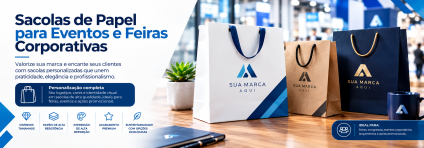 Sacolas de Papel para Eventos e Feiras Corporativas